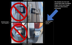 Ford Transit passenger's side rear door mounts for 253 degree hinges (aka 270), DIY extra storage