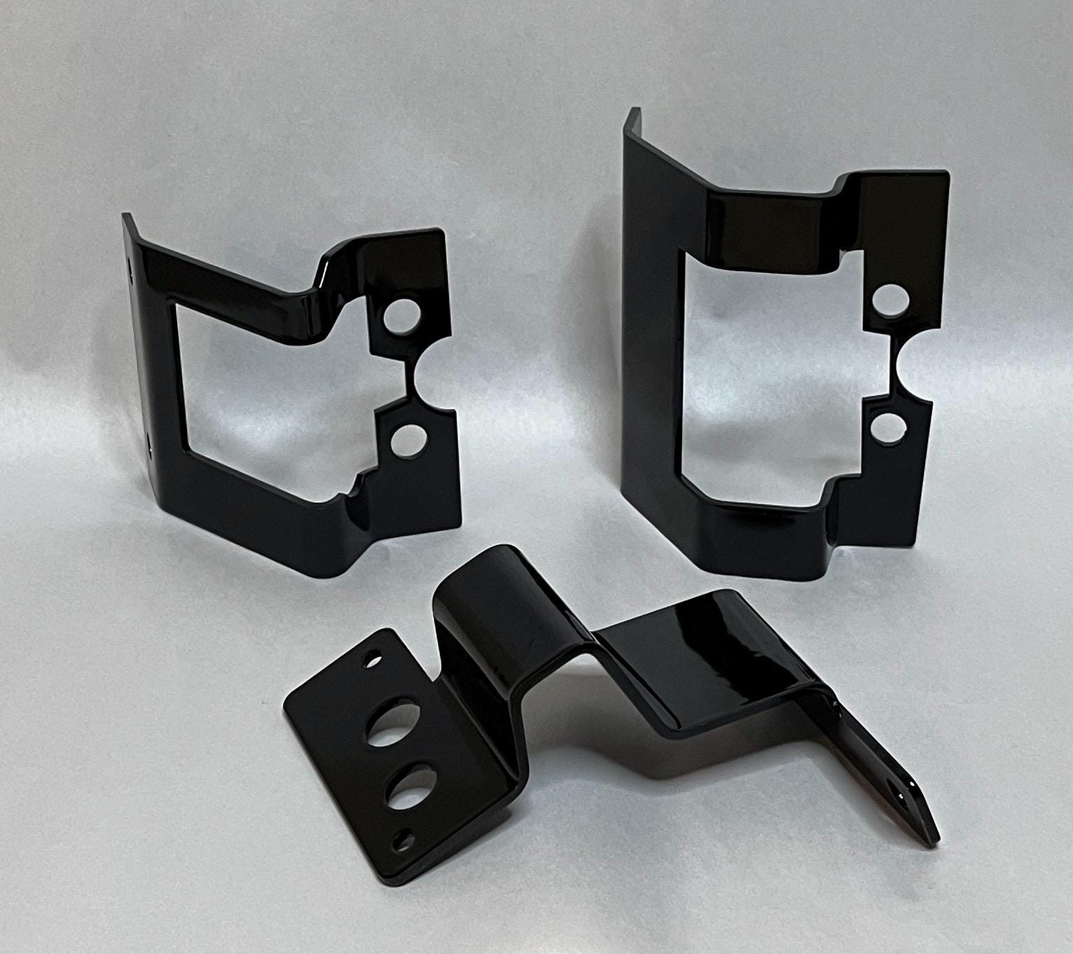 Ford Transit driver's side rear door mounts for 253 degree hinges (aka 270), DIY extra storage