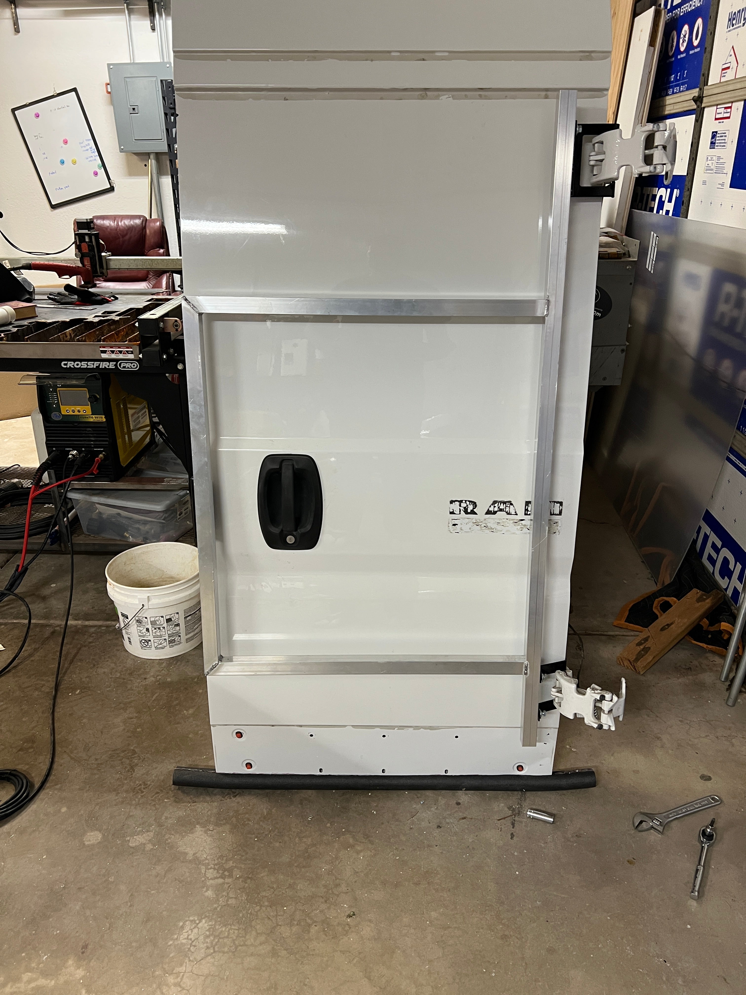 Ram Promaster passenger’s rear door brackets