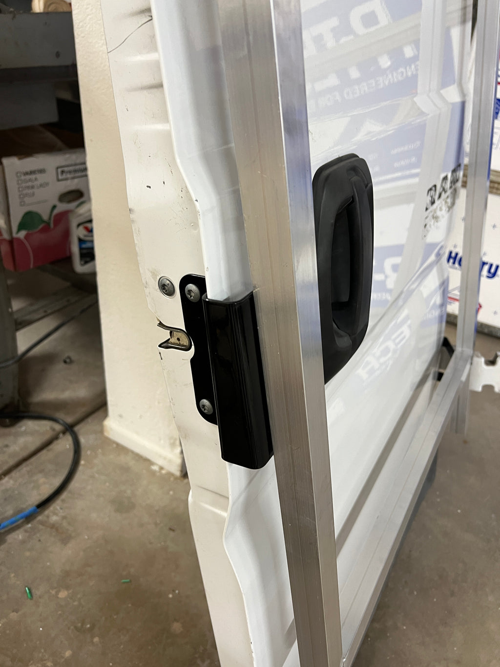 Ram Promaster passenger’s rear door mounting brackets