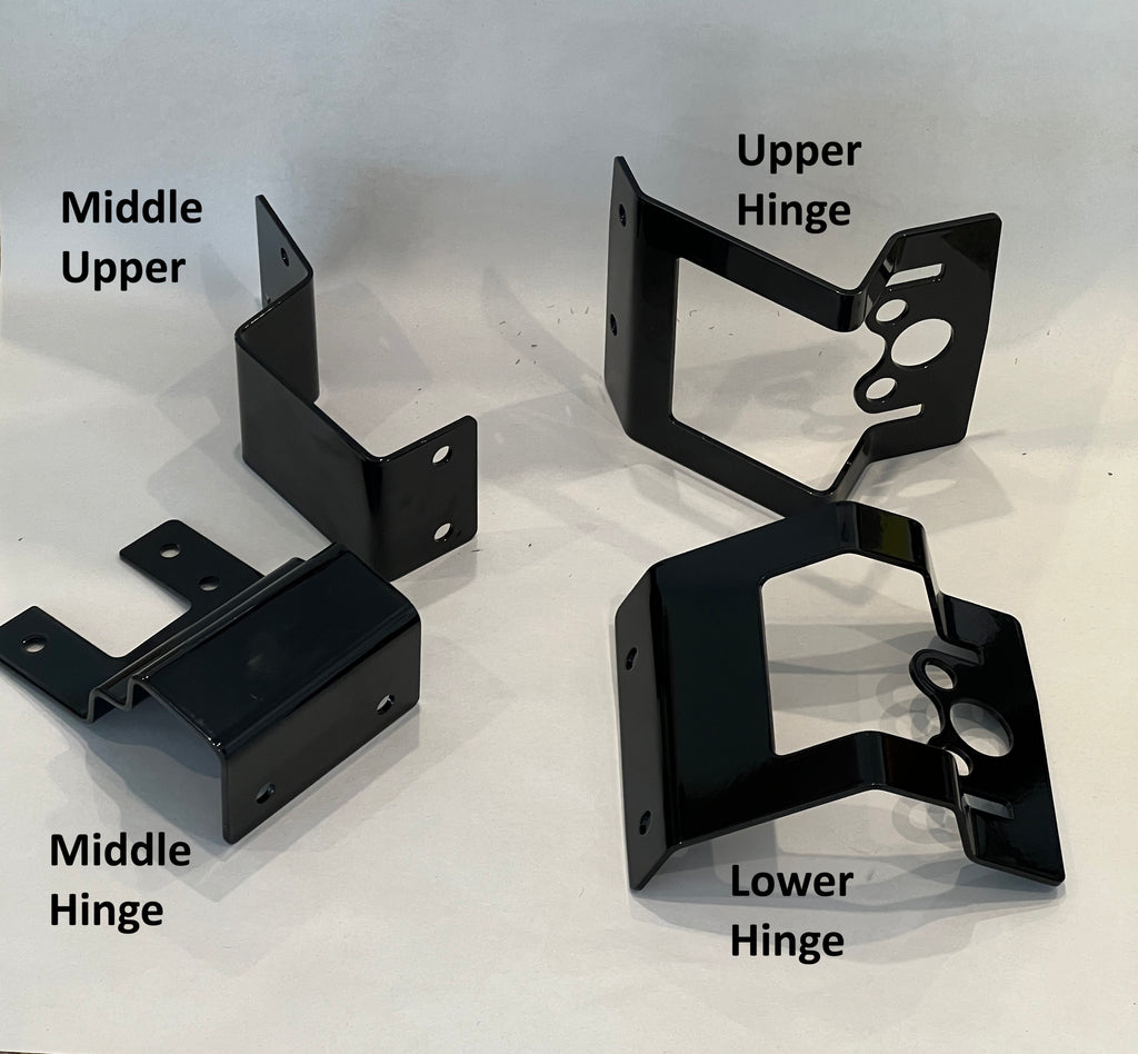 Ford Transit passenger's side rear door mounts for 180 degree hinges