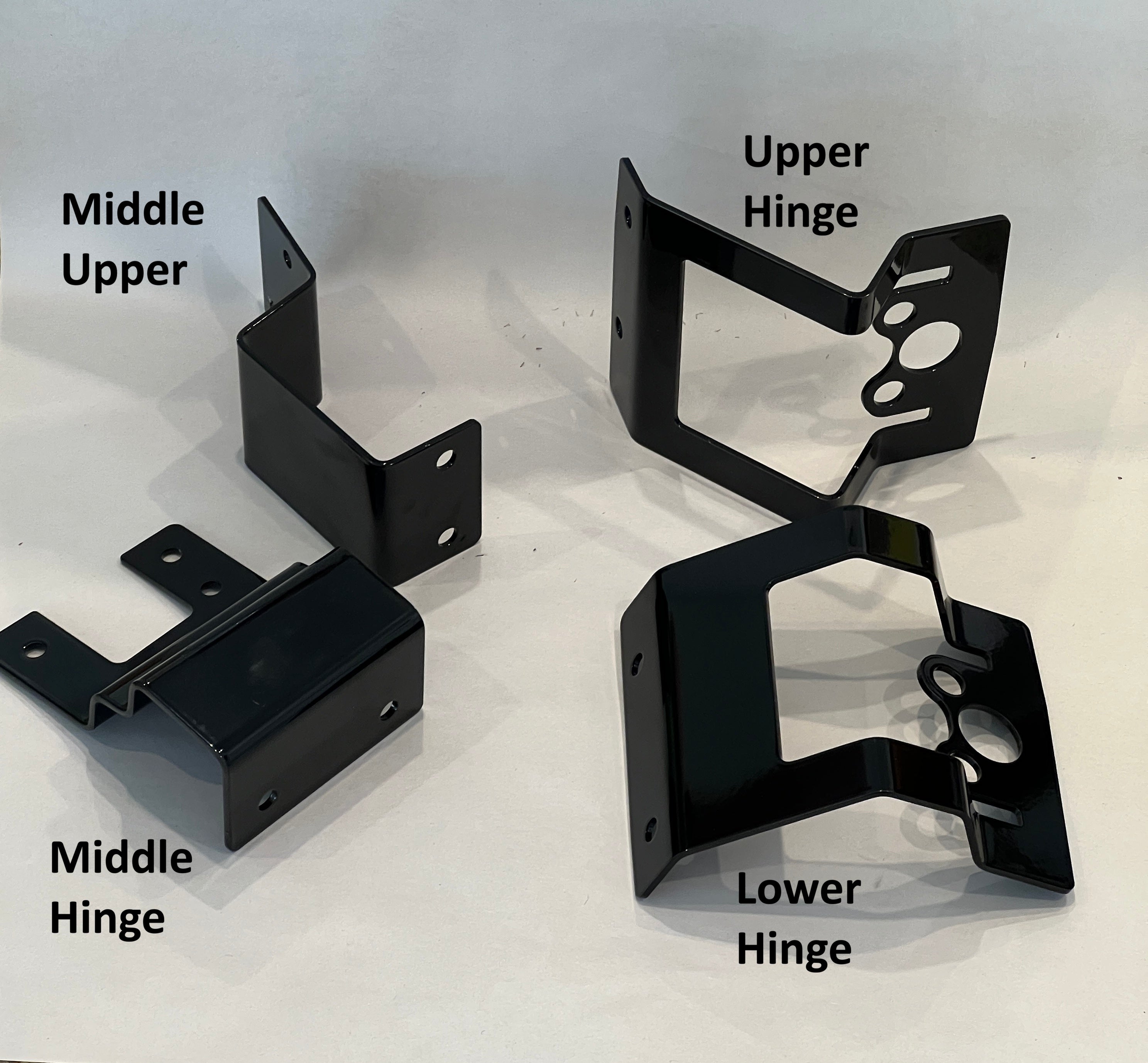 Ford Transit passenger's side rear door mounts for 180 degree hinges