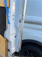 Ford Transit passenger's side rear door mounts for 253 degree hinges (aka 270), DIY extra storage